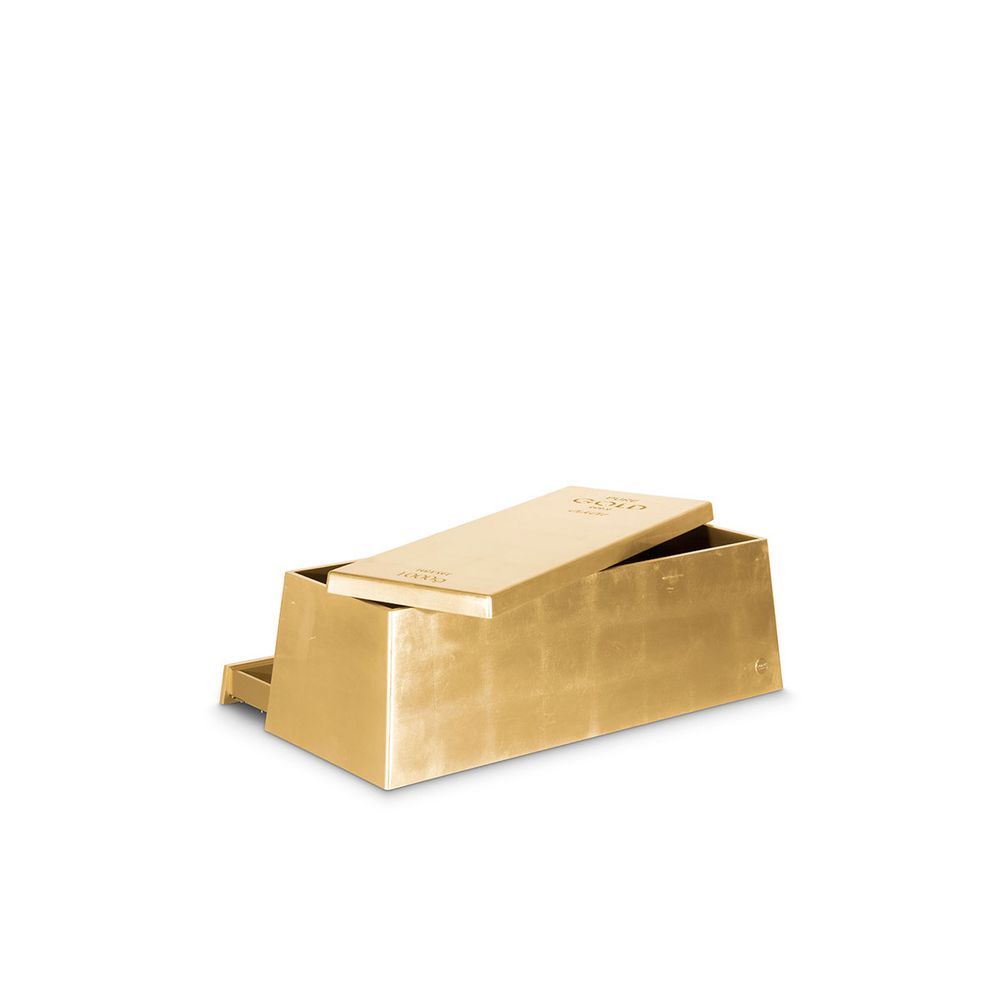 Boîtes de rangement - Gold Toy Box - COVET HOUSE