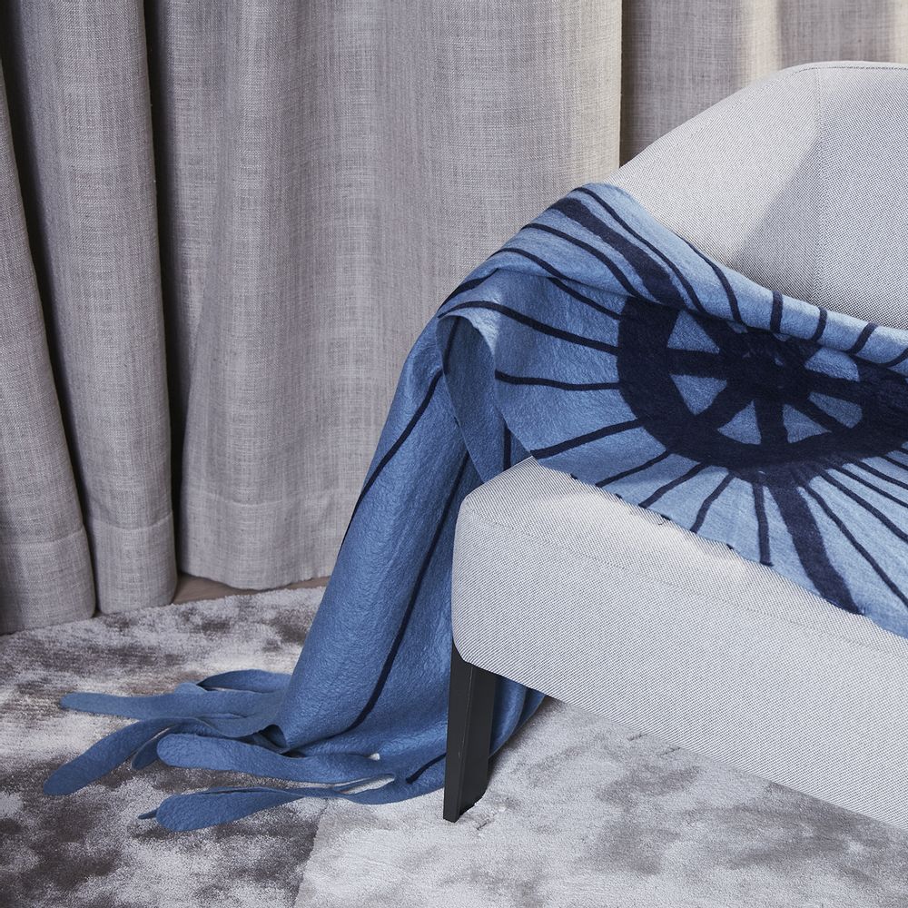 Scarves - SKY DOME cashmere felt scarf - SANDRIVER MONGOLIAN CASHMERE