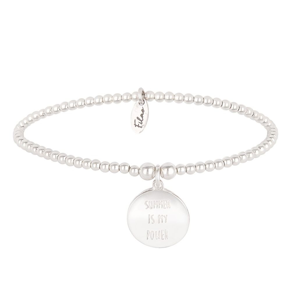 Bijoux - Bracelet Nature Is My Mother Arg 925 - FILAO BIJOUX