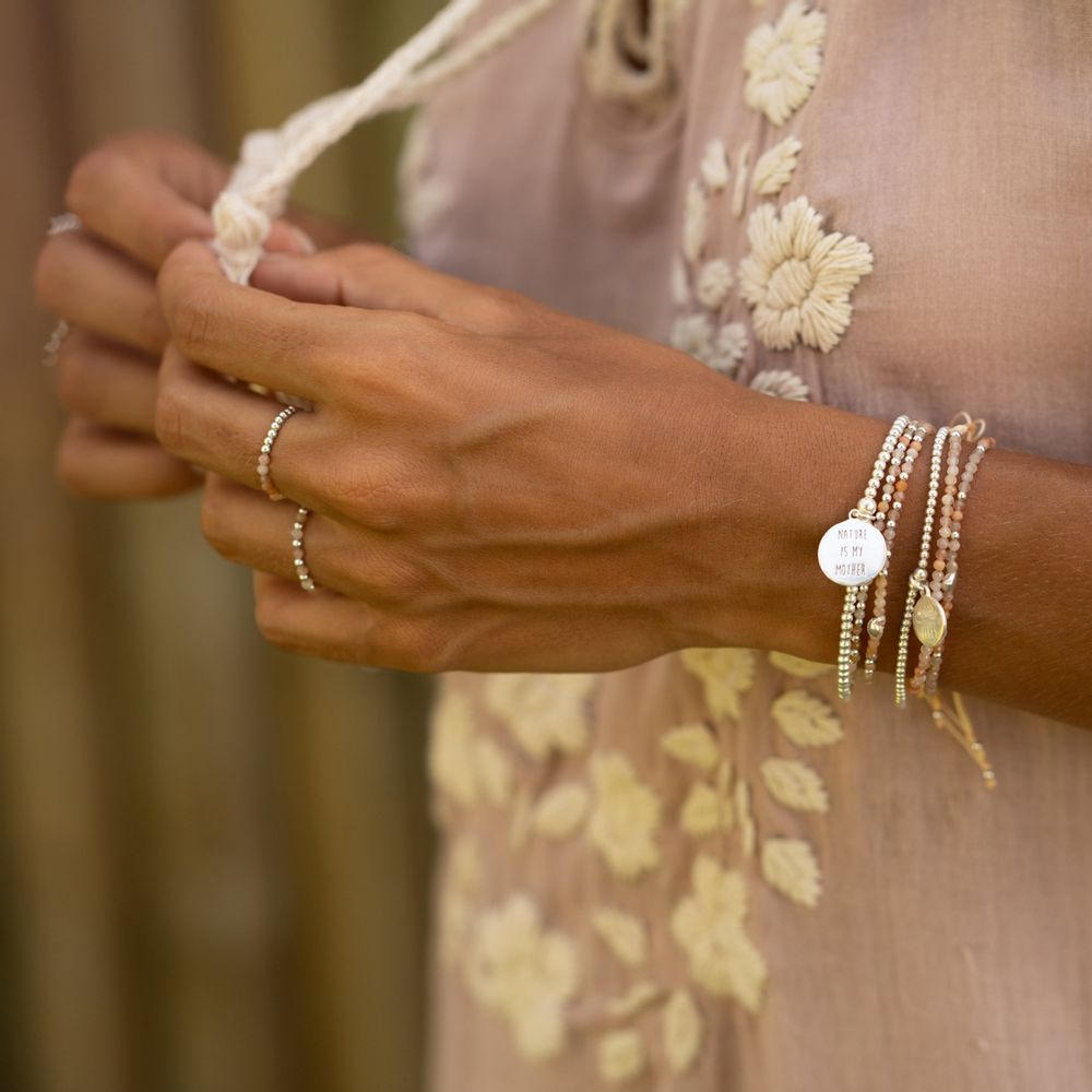 Bijoux - Bracelet Nature Is My Mother Arg 925 - FILAO BIJOUX