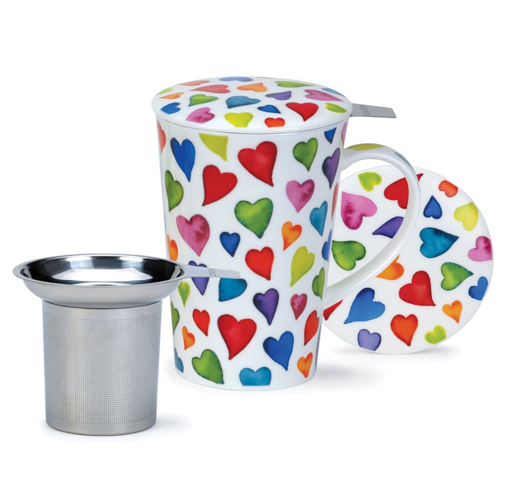 Tasses et mugs - Warm Hearts, Wild Garden and Flamboyance on Shetland and Shetland Infuser shapes - DUNOON