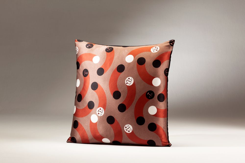 Fabric cushions - MUSH MUSH silk cushion - MY FRIEND PACO