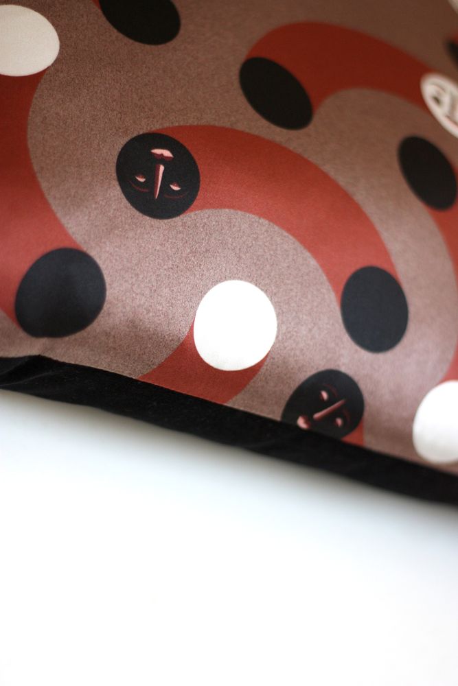 Fabric cushions - MUSH MUSH silk cushion - MY FRIEND PACO