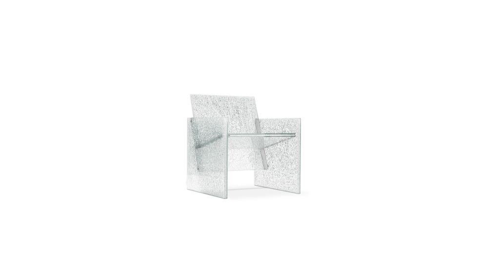 Lounge chairs for hospitalities & contracts - Glass Chair MINI MUSEO Crystal - VETROGIARDINI