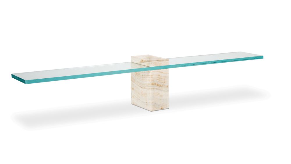 Benches for hospitalities & contracts - Glass Architectural Bench EQUILIBRIO - VETROGIARDINI
