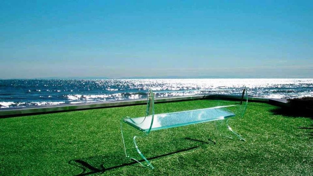 Banquettes pour collectivités - Glass Bench GALASSIA - VETROGIARDINI