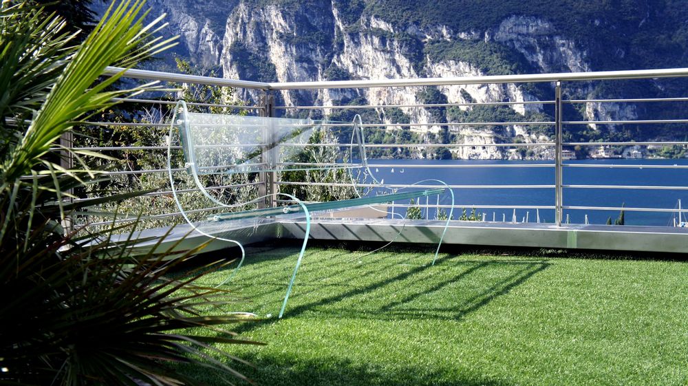 Banquettes pour collectivités - Glass Bench GALASSIA - VETROGIARDINI