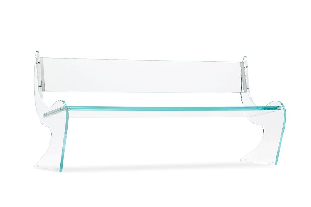 Banquettes pour collectivités - Glass Bench GALASSIA - VETROGIARDINI