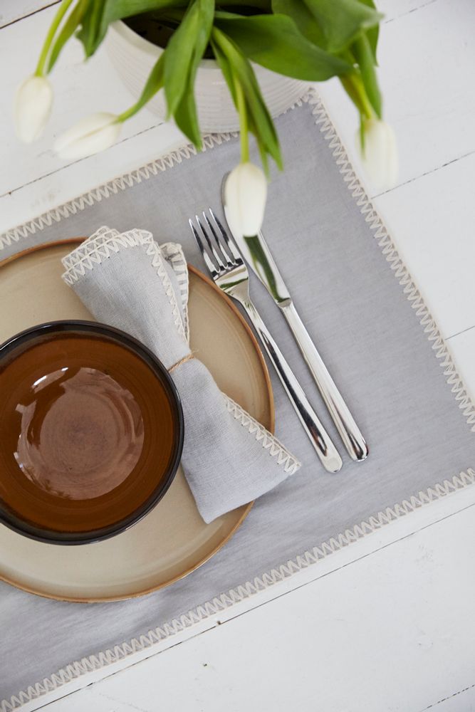 Fabric cushions - Linen Cushions and linen placemats, napkins - DAHLENBURG