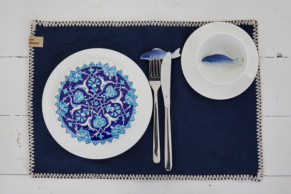 Fabric cushions - Linen Cushions and linen placemats, napkins - DAHLENBURG