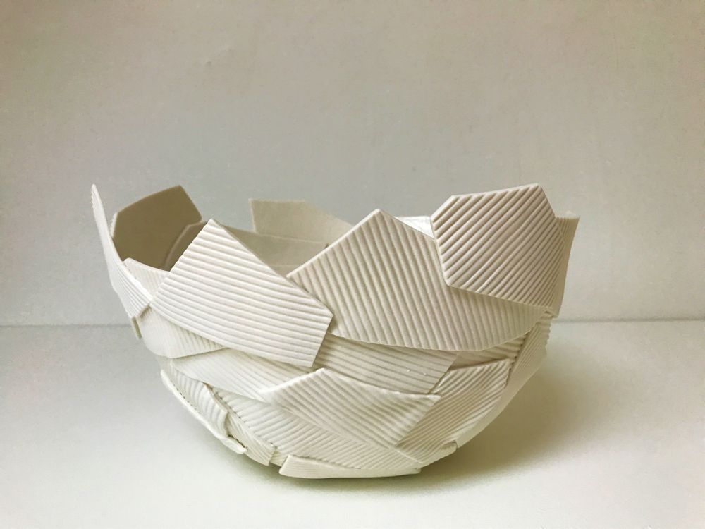 Céramique - Coupe ondulée porcelaine - FANNY LAUGIER PORCELAINE