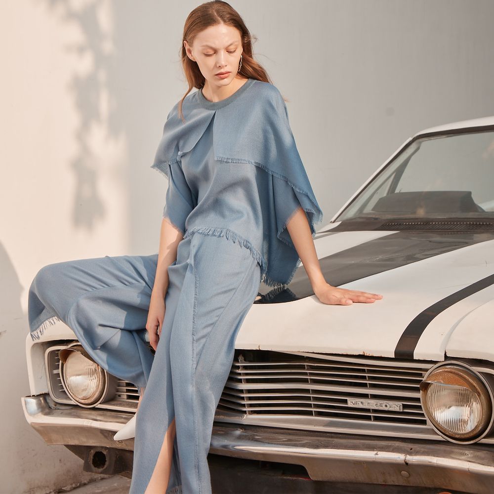 Apparel - Sandriver Toga cashmere pants - SANDRIVER MONGOLIAN CASHMERE