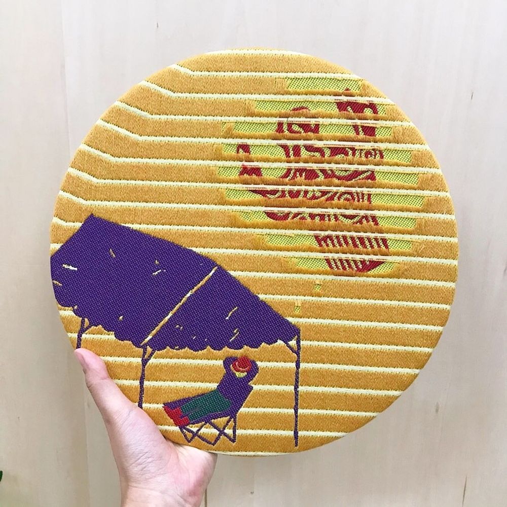 Autres décorations murales - SNIP SNAP | panneau d'art en tissu - YURI HIMURO