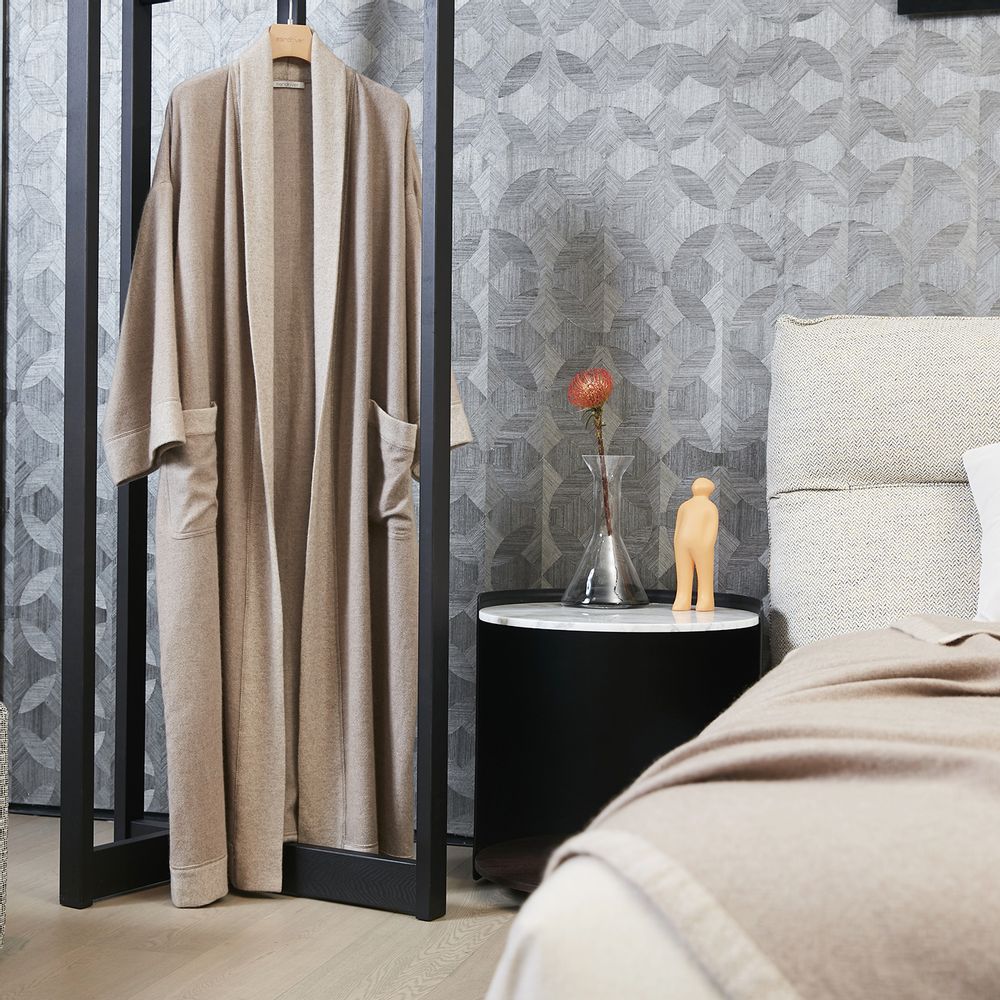 Homewear textile - Peignoir oversize en cachemire - SANDRIVER MONGOLIAN CASHMERE