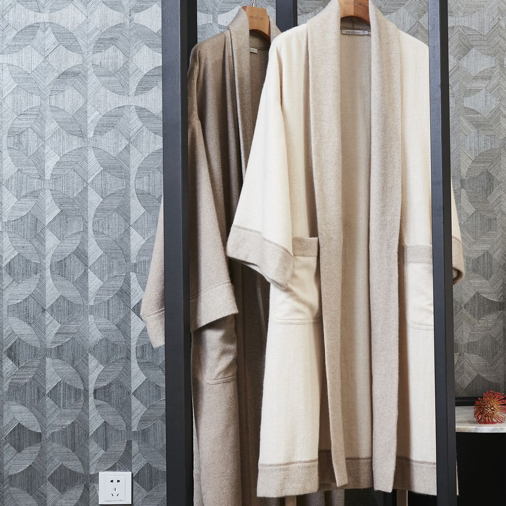 Homewear textile - Peignoir en cachemire - SANDRIVER MONGOLIAN CASHMERE