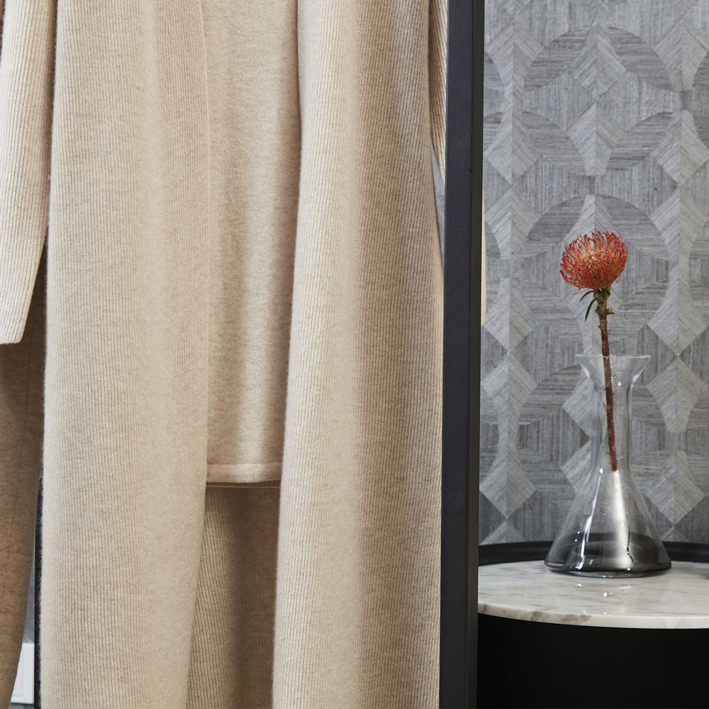 Homewear - Cashmere knitted long cardigan - SANDRIVER MONGOLIAN CASHMERE
