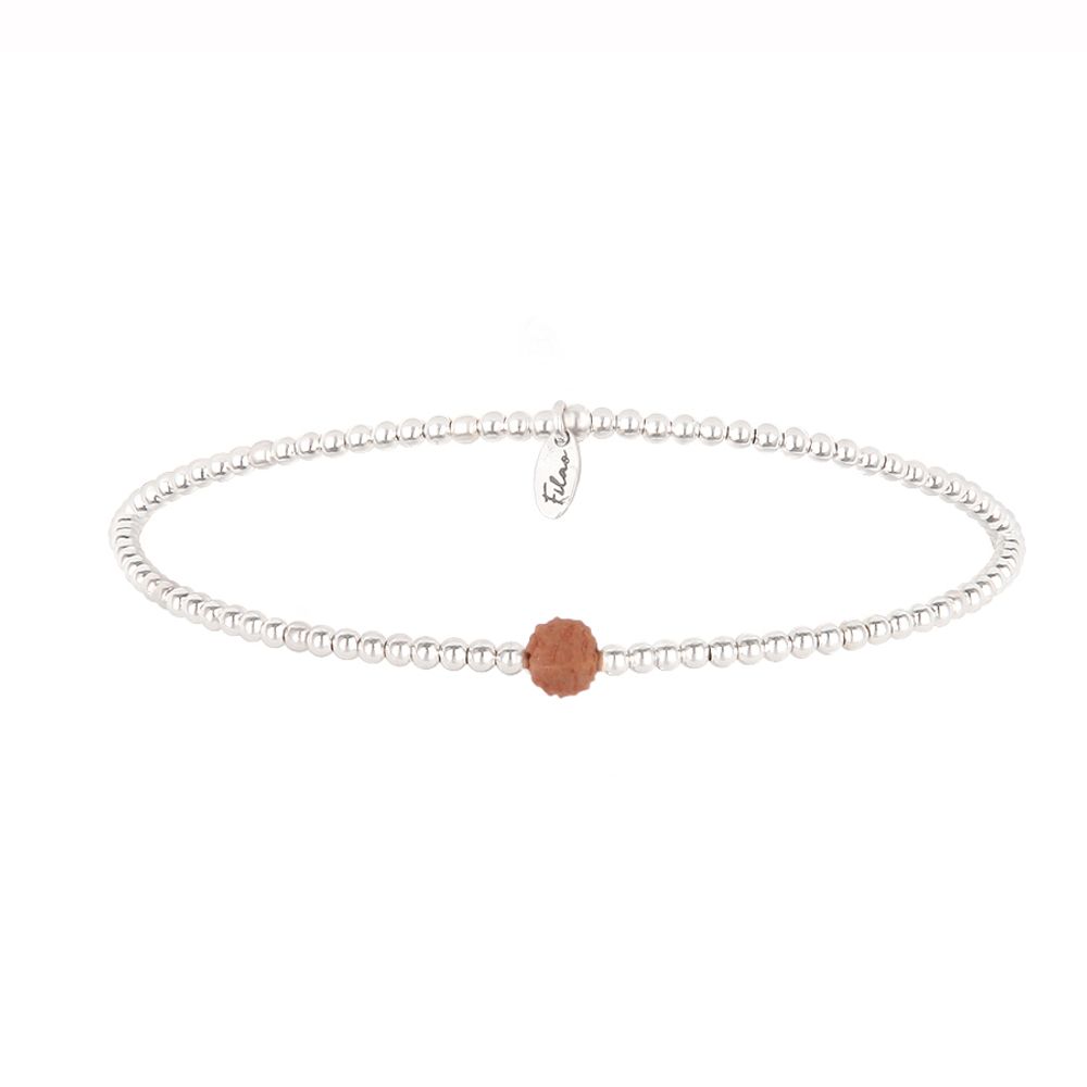 Bijoux - Bracelet Mala Rudraksha Arg 925 - FILAO BIJOUX