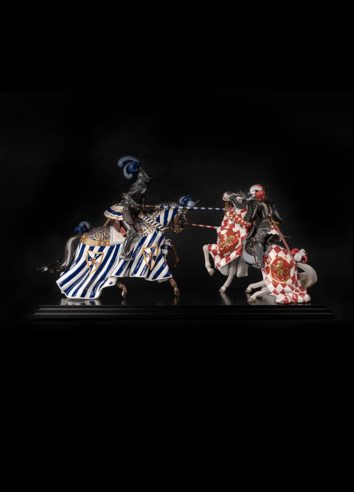 Sculptures, statuettes et miniatures - Sculpture - Tournoi médiéval - LLADRÓ