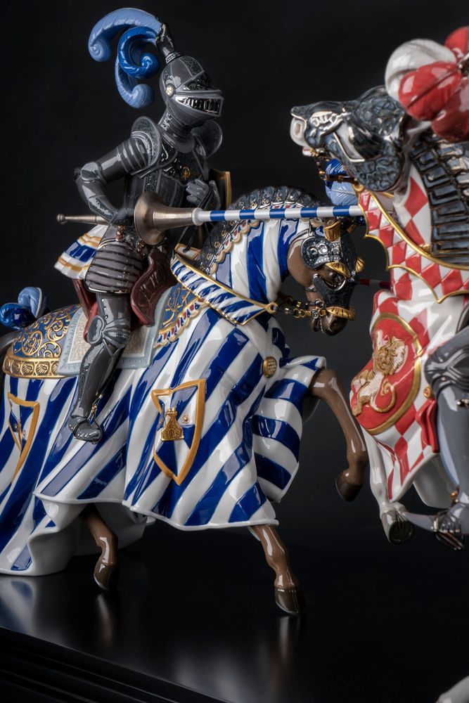 Sculptures, statuettes et miniatures - Sculpture - Tournoi médiéval - LLADRÓ
