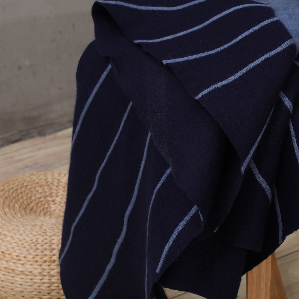 Throw blankets - SKY DOME cashmere and silk felt blanket - SANDRIVER MONGOLIAN CASHMERE