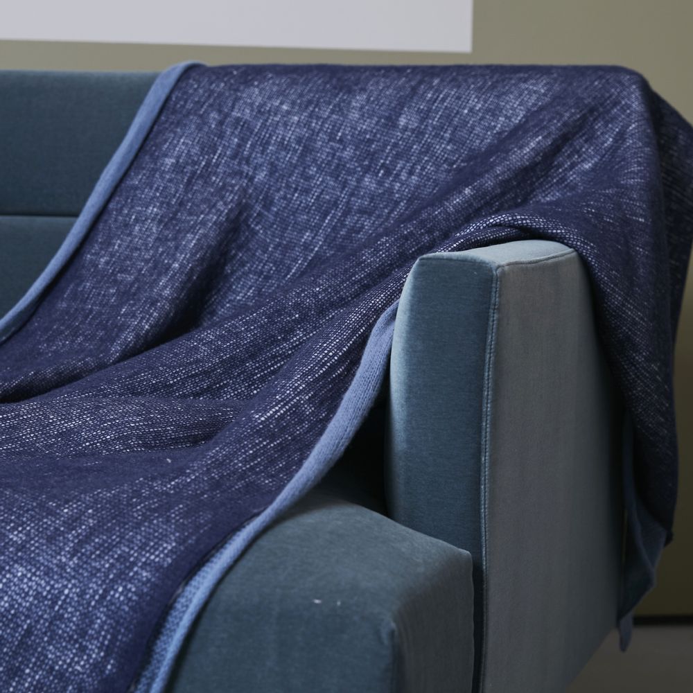 Throw blankets - SPECTRUM knitted cashmere blanket - SANDRIVER MONGOLIAN CASHMERE