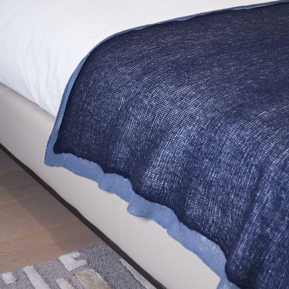 Throw blankets - SPECTRUM knitted cashmere blanket - SANDRIVER MONGOLIAN CASHMERE