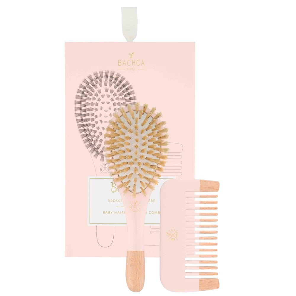 Accessoires pour puériculture - Coffret cadeau de naissance cheveux bébé - fille - BACHCA