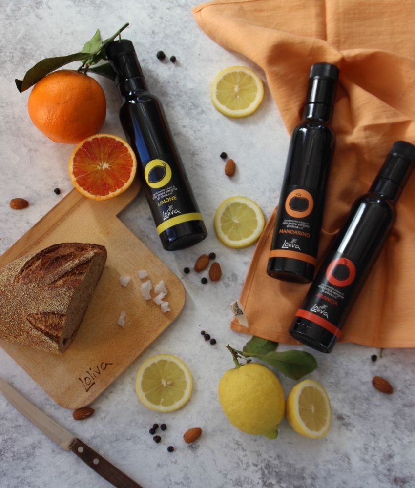 Oils and vinegars - Extravierge citrus olive oils - LOLIVA FOOD MOOD