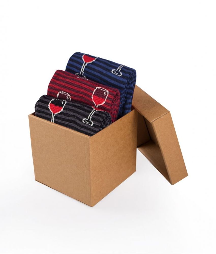 Socks - Wine Glasses Socks - PIRIN HILL