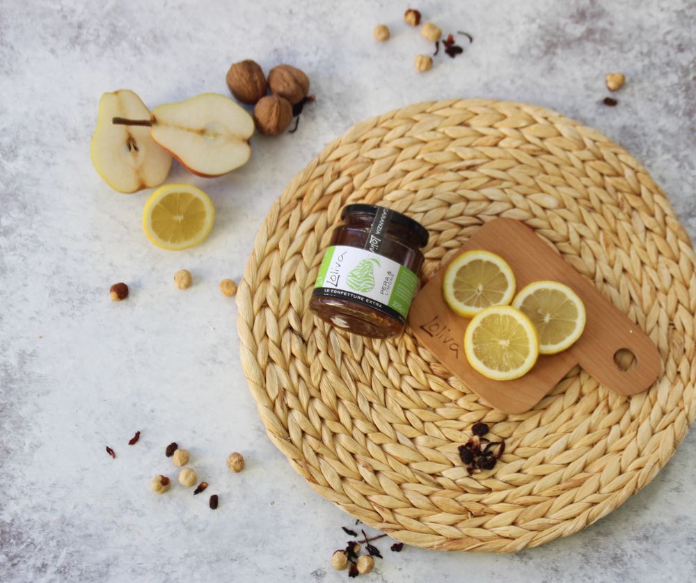 Delicatessen - Pear jam with lemon zest and cinnamon - LOLIVA FOOD MOOD