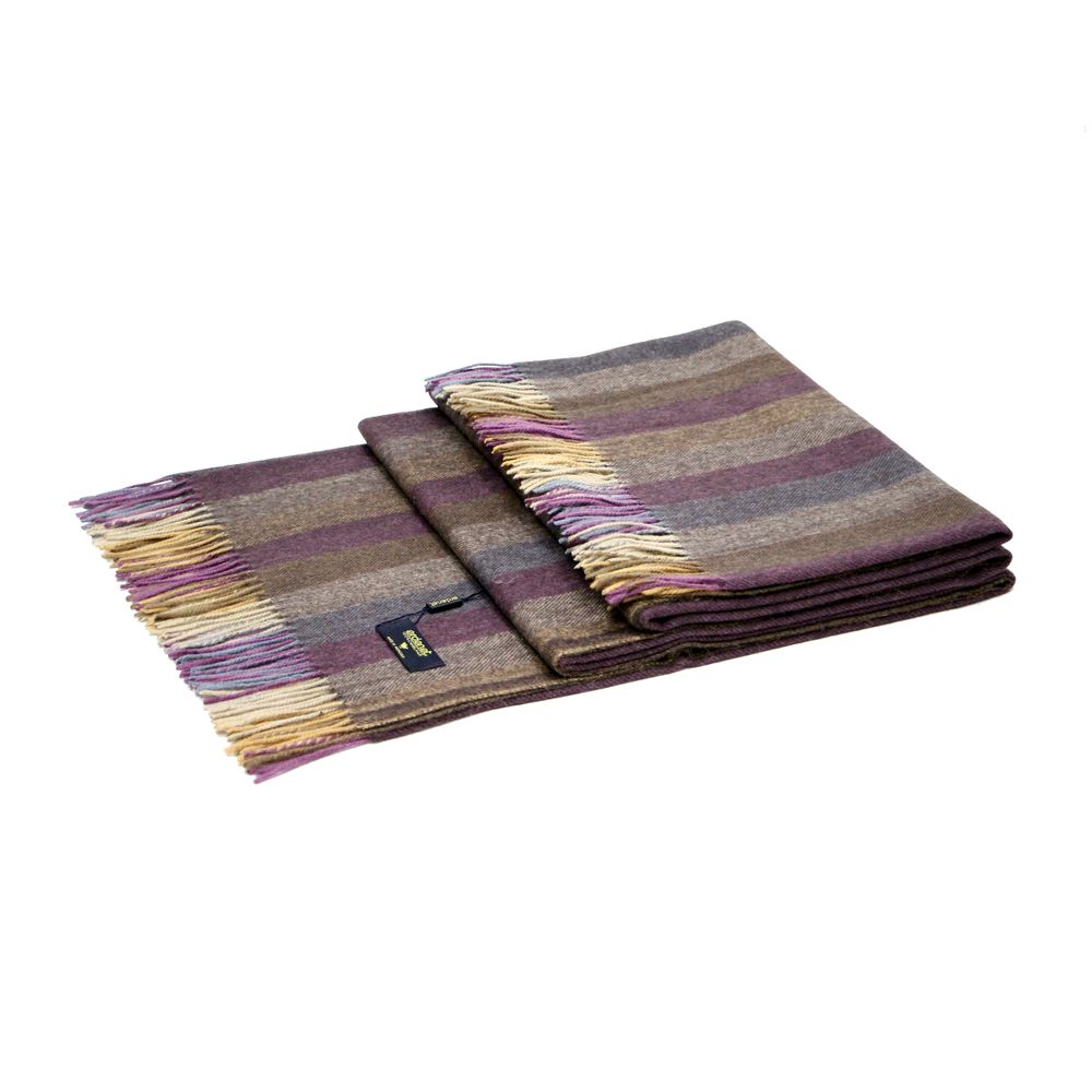 Plaids - Couvre-lit de chameau rayé couleur - ERDENET CASHMERE