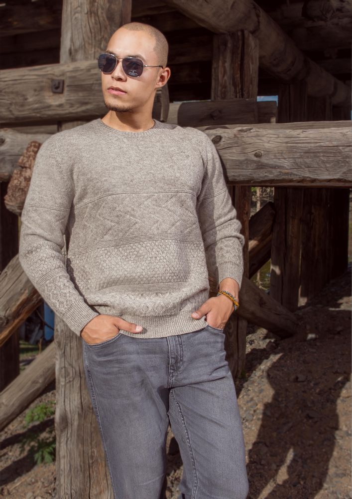 Apparel - 100% natural yak sweater, cardigan and pullover for men and women - ERDENET CASHMERE