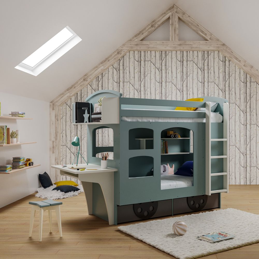 Beds - WAGON BUNK BED - MATHY BY BOLS