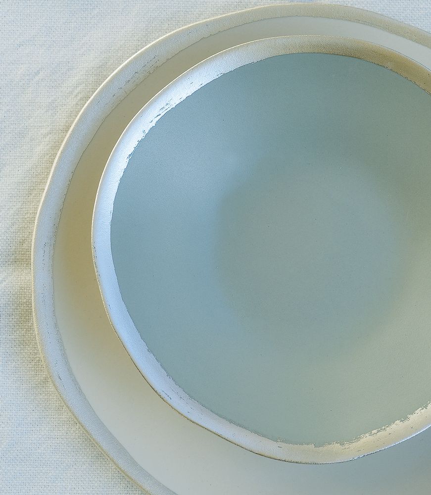 Assiettes au quotidien - Reflets d'argent - JARS CERAMISTES