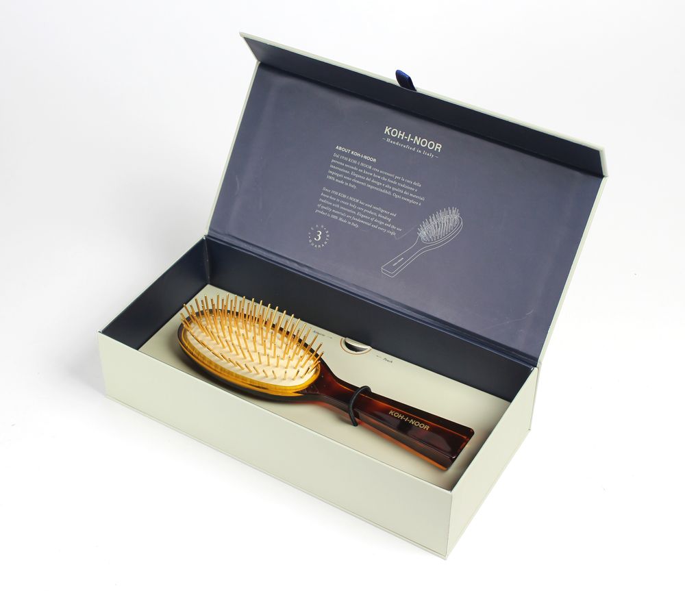 Beauty products - Timeless icon “JASPE” hairbrush - KOH-I-NOOR ITALY BEAUTY