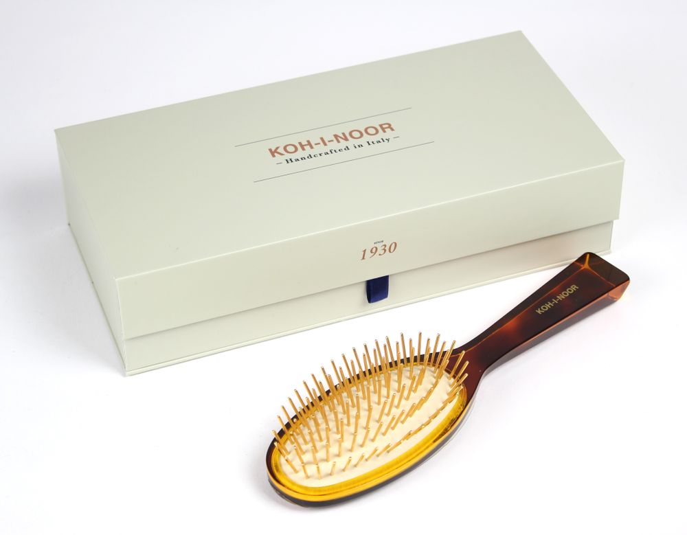 Beauty products - Timeless icon “JASPE” hairbrush - KOH-I-NOOR ITALY BEAUTY