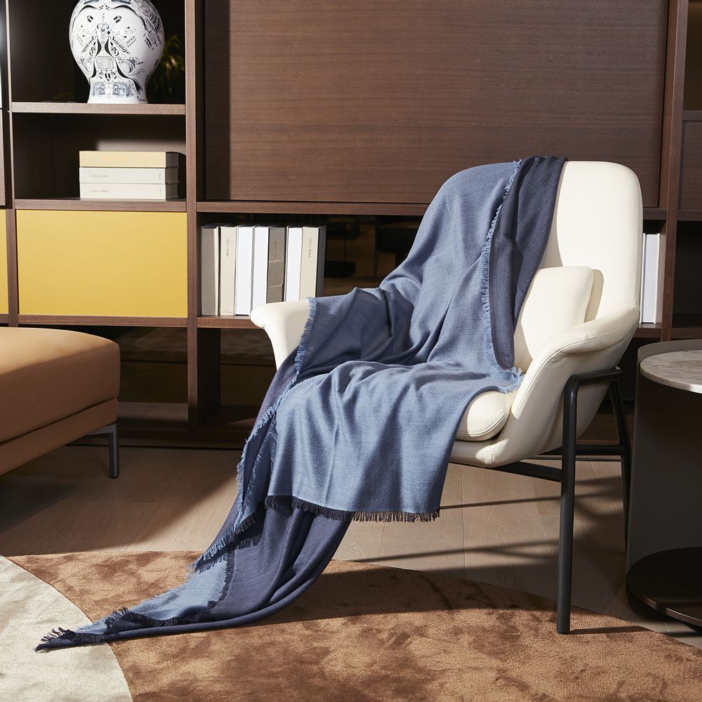 Plaids - Couvre-lit en cachemire double face - SANDRIVER MONGOLIAN CASHMERE