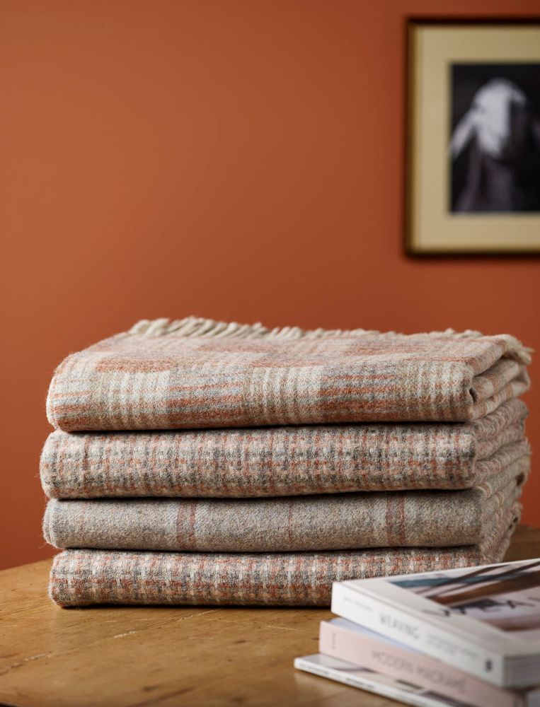 Throw blankets - New Country Collection Throws - BRONTE BY MOON