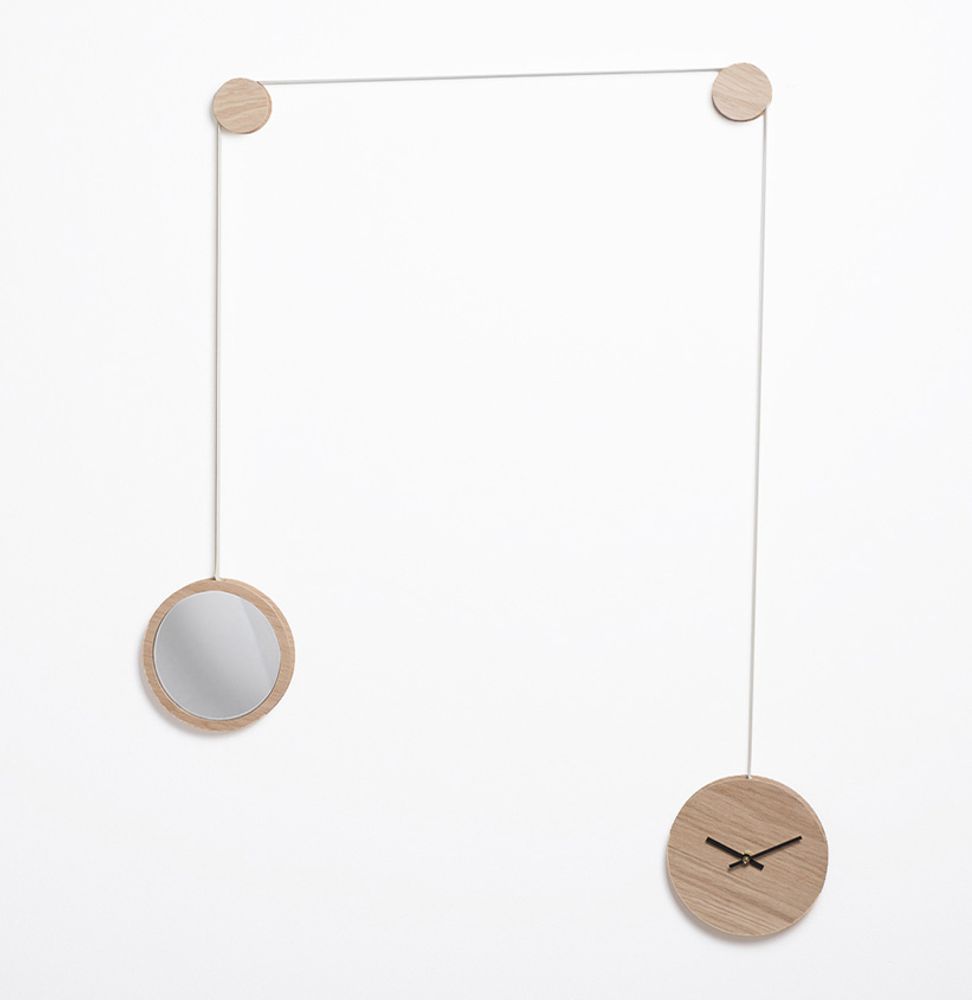 Autres fournitures bureau  - Horloge-Miroir PENDULE - DRUGEOT MANUFACTURE