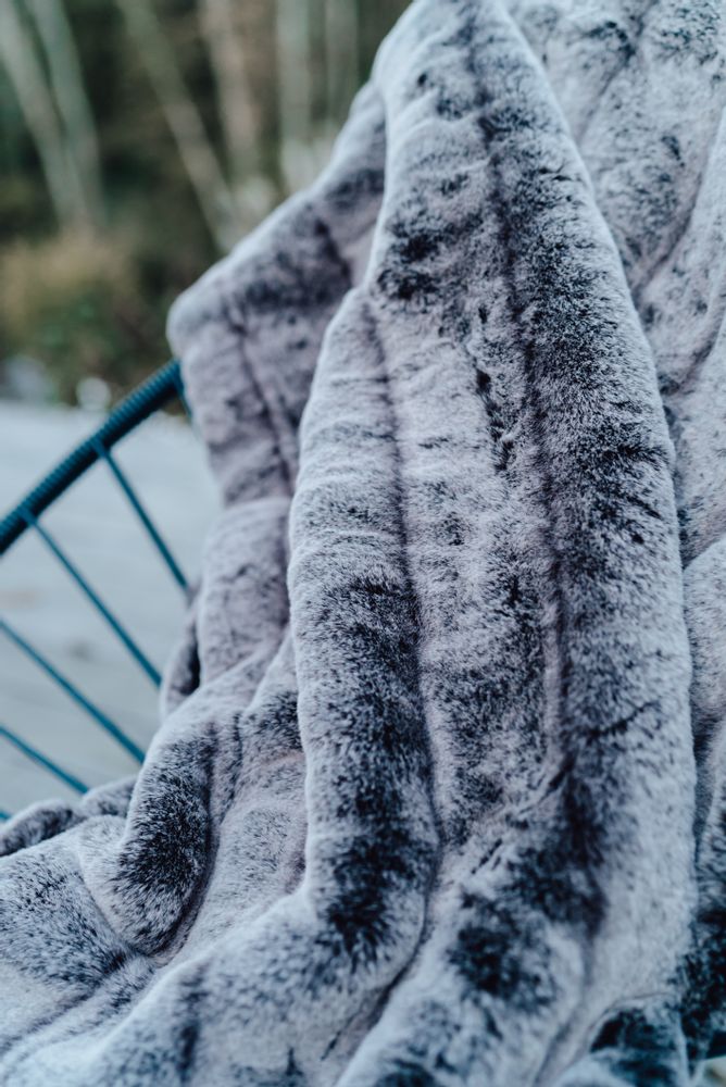 Plaids - FAUSSE FOURRURE *VISON* - PLAIDS COCOONING