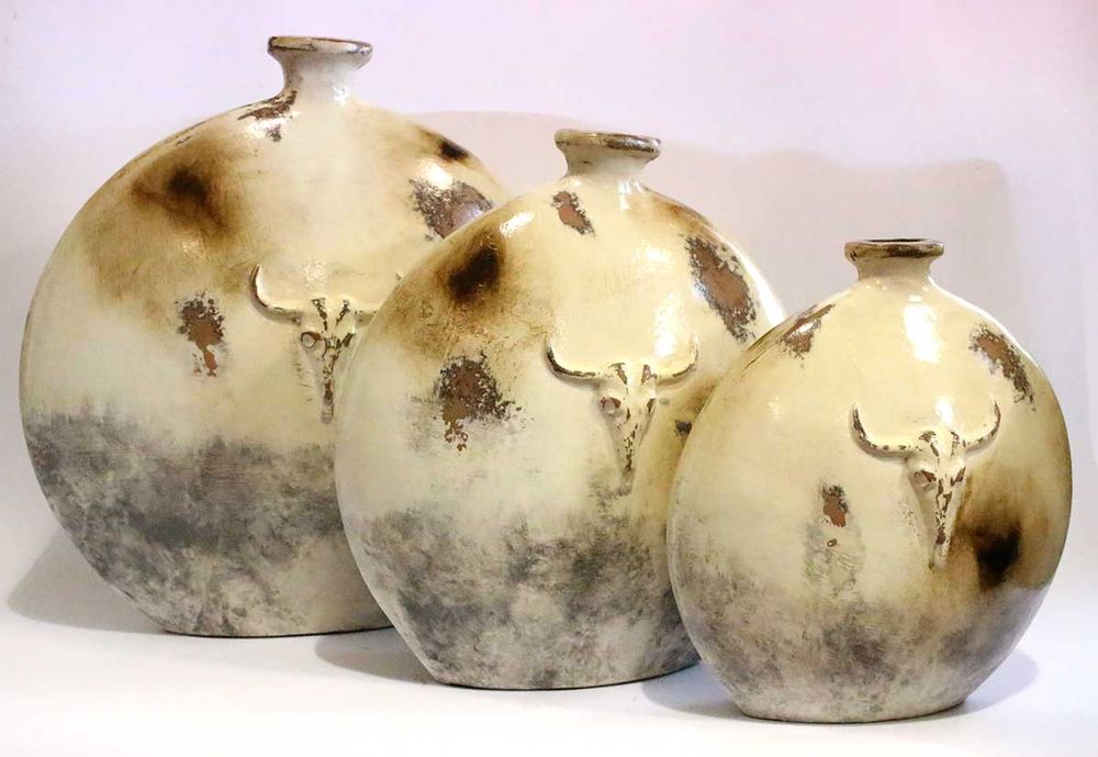 Pottery - Clay pottery vase FG002SIN - AMADERA