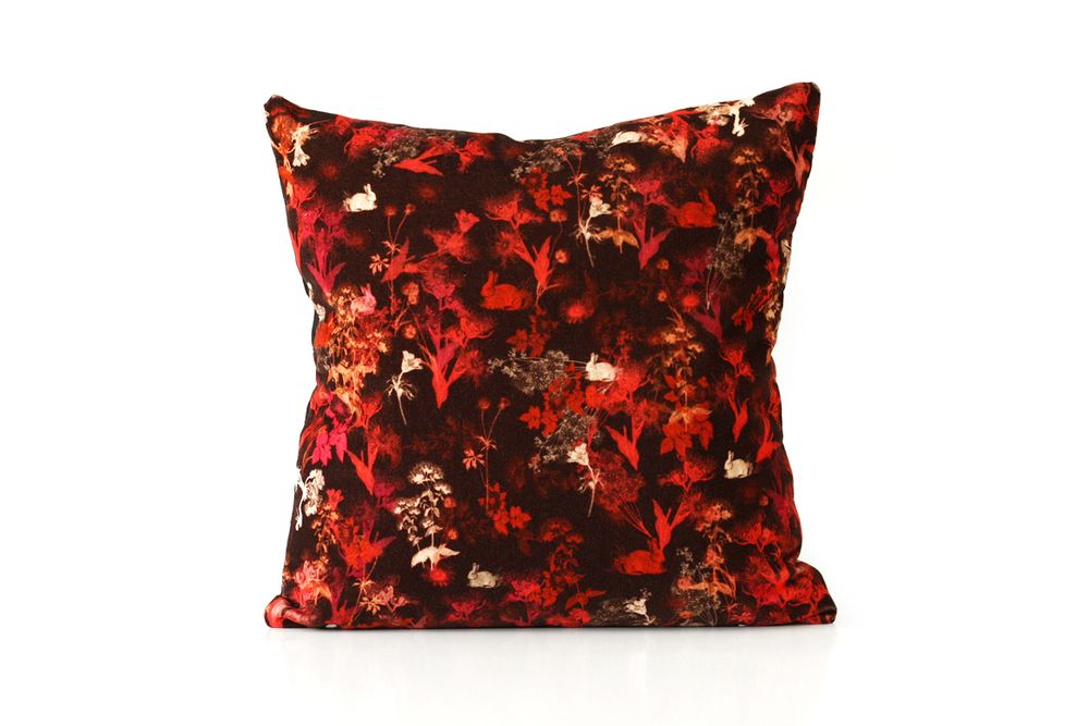 Fabric cushions - MAGICAL BUNNY velvet cushion - MY FRIEND PACO