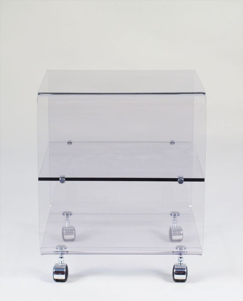Tables de nuit - CUBE_Rangement roulettes - DAVID LANGE