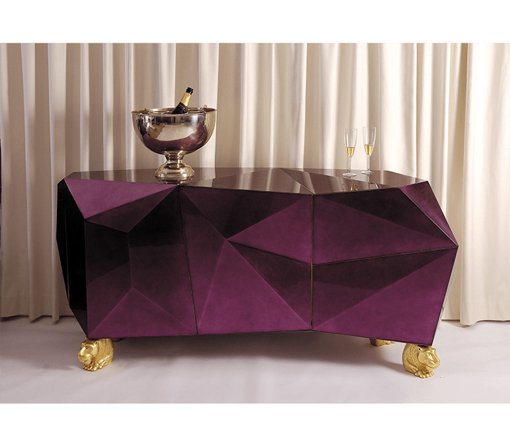 Customizable objects - DIAMOND AMETHYST SIDEBOARD - INSPLOSION