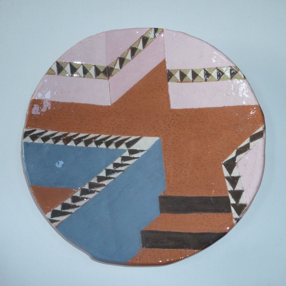 Decorative objects - bowl with décor architectural - ELISABETH BOURGET