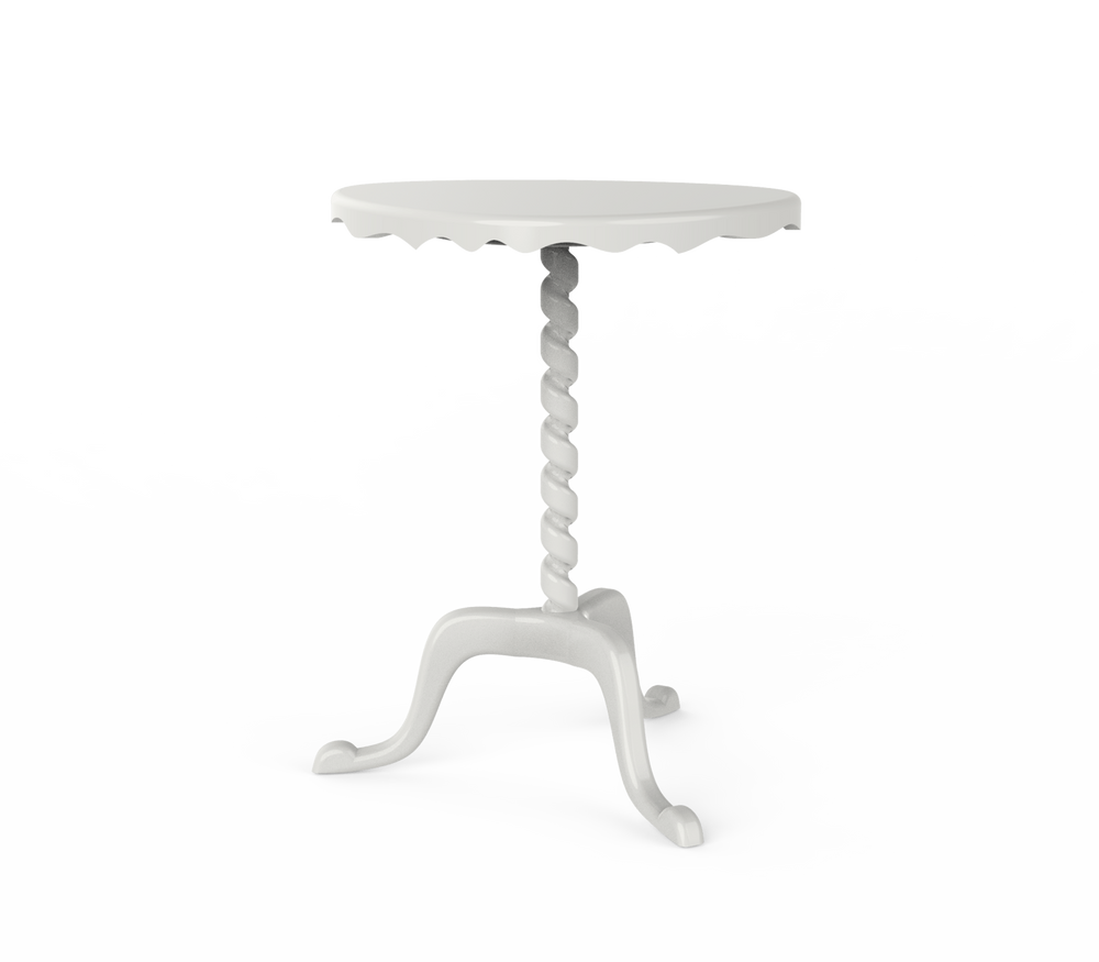 Dining Tables - Ottoman White Side Table - COVET HOUSE