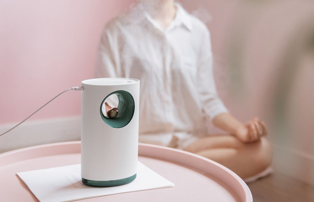 Diffuseurs de parfums - Humidificateur avec chants d'oiseaux et musique. - KELYS