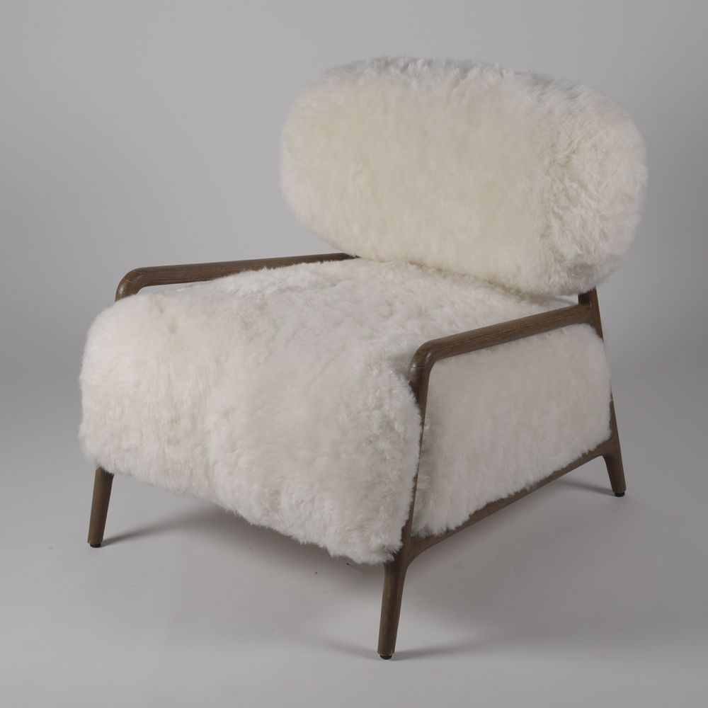 Armchairs - YETI armchair short fur - JOE SAYEGH PARIS