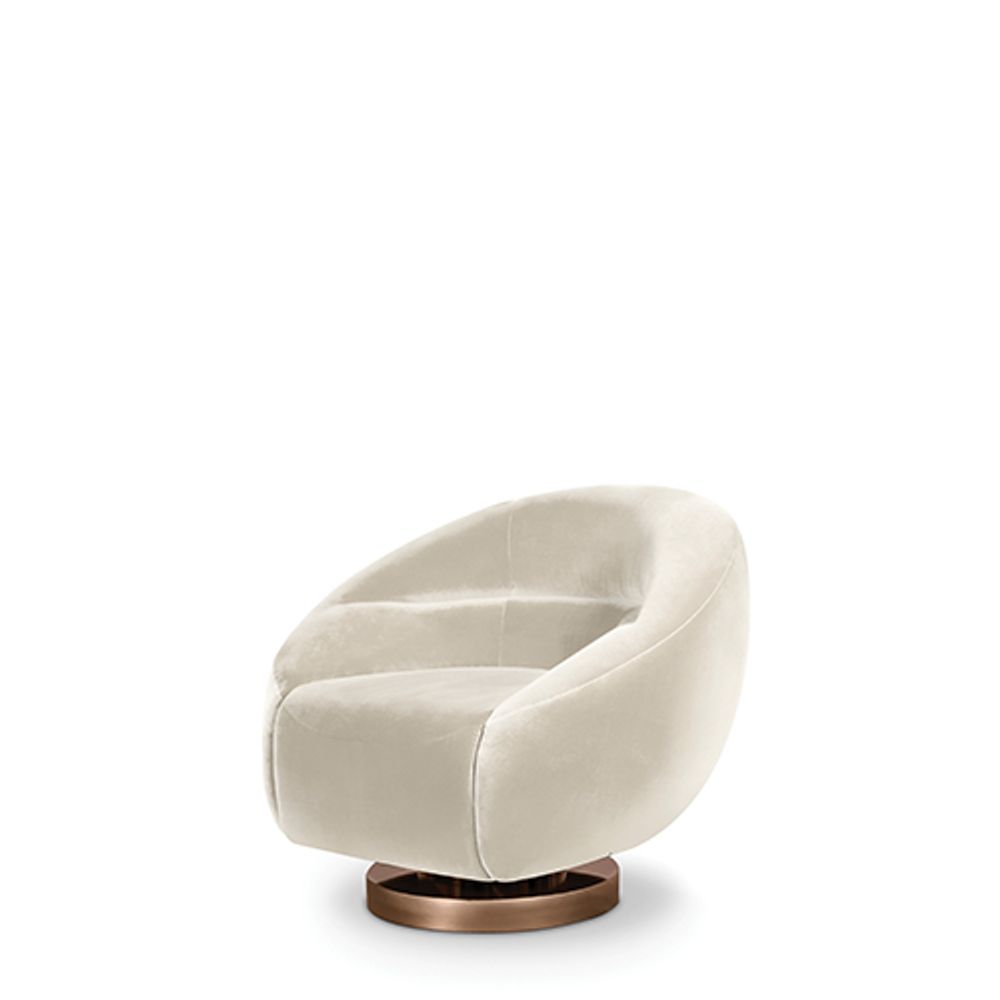 Office seating - MANSFIELD Armchair - CAFFE LATTE