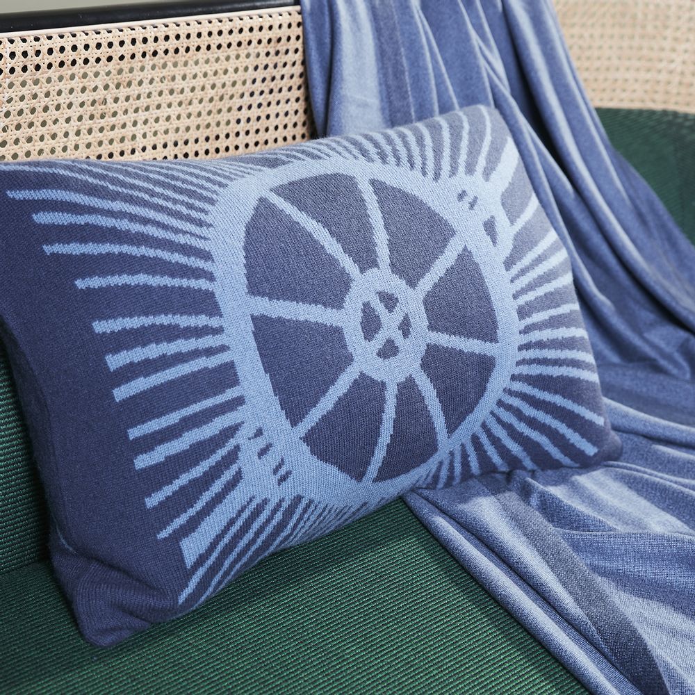 Comforters and pillows - Knitted jacquard cashmere pillow case - rectangle - SANDRIVER MONGOLIAN CASHMERE